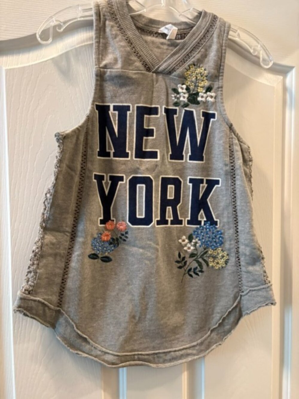 sleeveless sweat shirt New York Logo